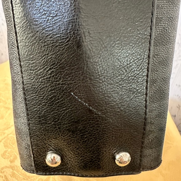 Michael Kors Black Leather Satchel - Picture 8 of 16